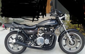 750RS Z2 Z1 KZ1000 K900 KZ750D　ゼファー 初年度登録昭和50年　黒豆仕様　爆発暴走族　岩城滉一　GTO　即決はオマケ付き　車検あり　中古