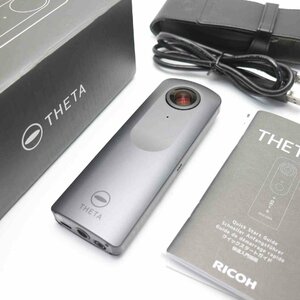 新品同様 RICOH THETA V メタリックグレー 中古 RICOH あすつく 土日祝発送OK