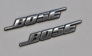 ★ ボーズ BOSE スピーカーロゴ プレート エンブレム ステッカー2枚 A ★