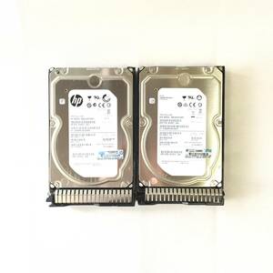 K5062061 HP 2TB SAS 7.2K 3.5インチ HDD 2点【中古動作品】