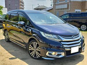 ※九州・福岡発※オデッセイ*アブソルートEX*車検7年10月*純正ナビ*DTV*Bluetooth*Bカメラ*後席モニター*両側パワスラ*ETC*LED*純正AW*