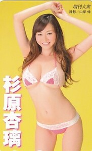 ■H10 杉原杏璃 増刊大衆 テレカ 13