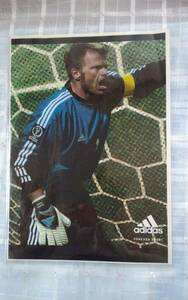アディダス 発行 サッカードイツ代表 オリバーカーン 選手 チラシ 2002年 KOREA・JAPAN FIFA ワールドカップ A4サイズ 未使用