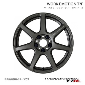 WORK EMOTION T7R BMW 320i (E90) ABA-VA20 1ピース ホイール 1本【18×9.5J 5-120 INSET30 マットカーボン】