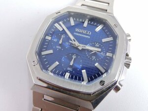 SEIKO セイコー WIRED ワイアード VD54-KNH0 クロノグラフ クォーツ メンズ腕時計