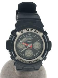 CASIO◆クォーツ腕時計・G-SHOCK/デジアナ/BLK