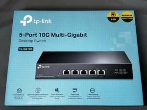 TP-Link 5ポート 全ポート10G対応 10G マルチギガビット アンマネージ プラグ&プレイ スイッチングハブ TL-SX105