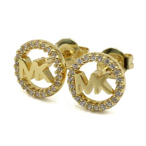 MICHAEL KORS マイケルコース MKC1247AN710 LOGO CIRCLE STUDE ピアス レディース