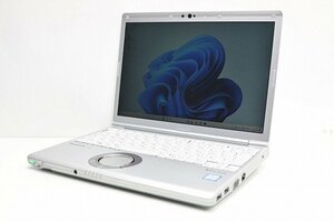 1円スタート ノートパソコン Windows11 Panasonic レッツノート CF-SV8 第8世代 Core i5 SSD256GB メモリ8GB Windows10 カメラ