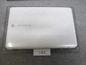 786　　　　　　TOSHIBS dynabook T451/57DWK ＨＤＤレス　ノートPC　