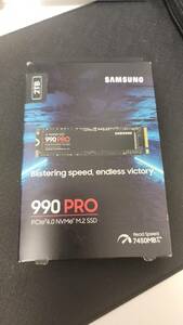【新品・未開封】SAMSUNG 990 PRO PCIe4.0 NVMe 2TB SSD MZ-V9P2T0B/AM