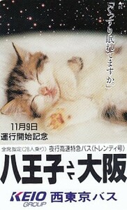 ●京王西東京バス 子猫テレカ