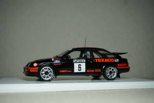 1/43 バタネン 1000湖 2位 spark Ford Sierra RS Cosworth #6 Vatanen 1987 WRC 1000 Lakes フォード シエラ コスワース TEXACO テキサコ