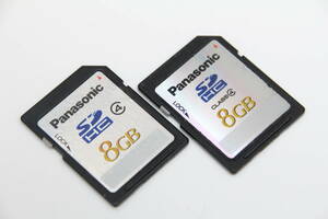 8GB SDHCカード　Panasonic ●2枚セット●