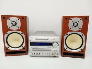 [B8D-64-003-3] ONKYO オンキョー CD/MDコンポ FR-N7TX + スピーカー D-N7TX 動作確認済み 中古