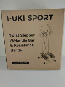 【1円出品】I-uki Sport 健康ステッパー 足踏み健康器具 ツイストエアロステッパー 静音 負荷調整付き 6601HAL