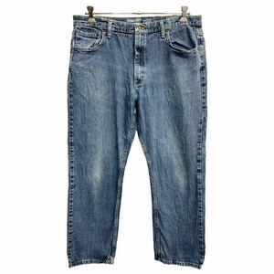 Wrangler デニムパンツ W38 ラングラー ビッグサイズ ブルー メキシコ製 古着卸 アメリカ仕入 2312-594