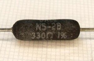 [単品] NS-2B 330Ω Vishay Dale 無誘導巻線抵抗