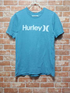 （送料一律185円）USED ハーレー Hurley BIGロゴプリント 半袖Tシャツ Sサイズ