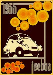 ◆1955年の自動車広告　ＢＭＷ　イセッタ　ISETTA