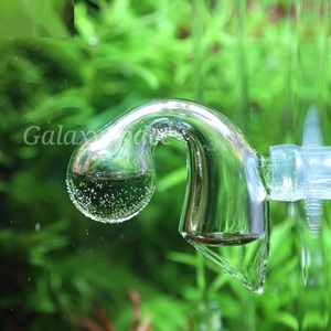 水草水槽用 ガラス製 CO2濃度チェッカー (インジケーター液15ml付)