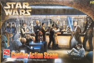 ■貴重品■スターウォーズカンティナアクションシーン　Amt-Ertl Star Wars Modello Cantina Azione Scena Sw　1998年