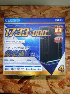 NEC 無線LANルータ Aterm WG2600HP3 ★ Wi-Fi 5 4ストリーム 1733+800Mbps