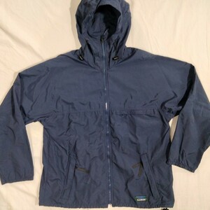 LLBean LLビーン LLbean ナイロン フルジップ　 パーカ　パーカー　navy nylon parka アノラック　80 80