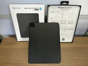 PITAKA MagEZ Folio 2 for IPad Pro 12.9 iPad タブレット カバー 