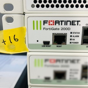 ＋16【通電OK】Fortinet FortiGate 200D FG-200D 分散型エンタープライズ向け 次世代ファイアウォール UTM フォーティネット
