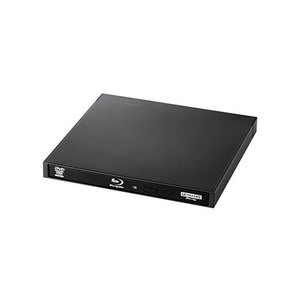 エレコム Blu-rayディスクドライブ/USB3.2 Gen1(USB3.0)/スリム/書き込みソフト付/UHDBD対応/ブラック LBD-PWA6U3LBK