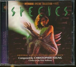 JA725●クリストファー・ヤング(Christopher Young)「スピーシーズ(SPECIES)」CD 輸入盤 /INTRADA イントラーダ