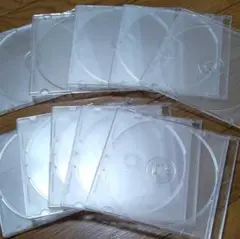 DVDケース 空（透明）プラスチック 10枚セット