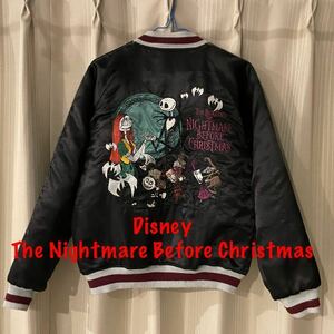 Disney ディズニー ナイトメアー ビフォア クリスマス The Nightmare Before Christmas スカジャン ジャケット スーベニア ブルゾン