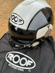 ROOF ボクサー ヘルメット サイズS シールド付き momo shoei arai ジェットヘル フルフェイス可変