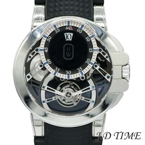 HARRY WINSTON【ハリーウィンストン】 オーシャン トゥールビヨン ジャンピングアワー WG スケルトン OCEMTJ45WW001【USED】(TU-11298)