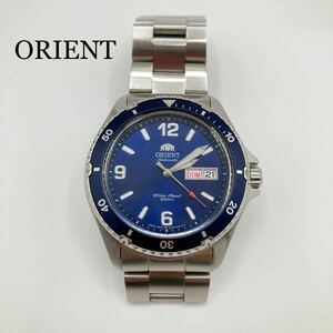 【 1円スタート】ORIENT オリエント メンズ　腕時計 AA02-C1 -A 200M ダイバーズウォッチ　デイデイト ネイビー　文字盤　シルバー　