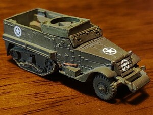 ワールドタンクミュージアム　1/144　M3ハーフトラック　単色迷彩　装甲兵員輸送車　戦車　海洋堂　タカラ　アメリカ陸軍　WTM●訳あり