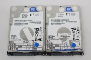 WestrenDigital WD10SPZX 1TB 2.5 HDD SATA 動作品 2個セット☆