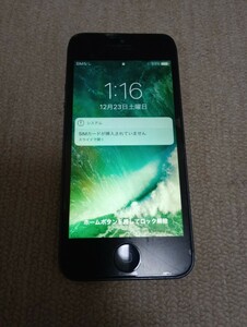 Apple iPhone5 32GB ブラック SoftBank 箱・説明書付き 起動確認済 初期化済 フィルム装着 SIMロック解除未対応 非喫煙 送料520円