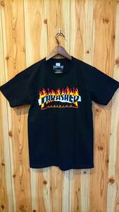 スラッシャー（THRASHER）・スケーター系Ｔシャツ・新品・入荷・Ｓサイズ・黒・激安超特価・⑥