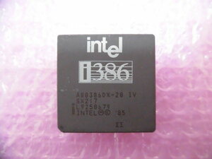 INTEL i386DX-20 (20 MHz) A80386DX-20 IV (PGA132) ★ピン曲がりあり 動作未チェック品★