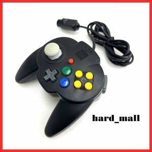 【美品】HORI　ホリパッドミニ64　コントローラー　ホリパッド　NINTENDO64　ニンテンドー64　任天堂64　N64　ホリ　ブラック　黒　BLACK