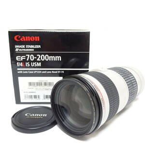 Canon ZOOM LENS EF 70-200mm 1:4 L IS USM 箱付き 使用感あり 動作未確認　80サイズ発送 K-2619726-282-mrrz