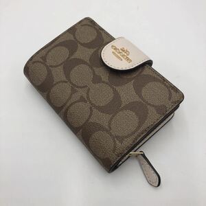 COACH コーチ　2つ折コンパクトウォレット　C0082 IMDJ8