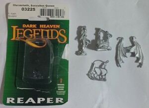 リーパー REAPER ファンタジー メタルフィギュア Eilluvasheth Succubus Queen 開封品 TRPG DARK HEAVEN FANTASY