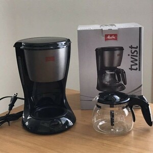 Melitta メリタ フィルターペーパー式コーヒーメーカー 5杯用 新品 SCG58-3-B ジェットブラック 未使用品