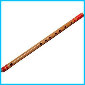 ★赤巻★ 山本竹細工屋 竹製篠笛 7穴 八本調子 伝統的な楽器 竹笛横笛(赤紐巻き)