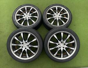 ◆WORK SCHWERT SW2ワークシュバート 19x8J+45/PCD:114.3/5穴◆4本 245/40ZR19.2020/2023年製.エルグランド,アルファード,ヴェルファイア等