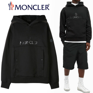 送料無料 50 MONCLER モンクレール 8G00025 899FL ブラック パーカー フーディ size M